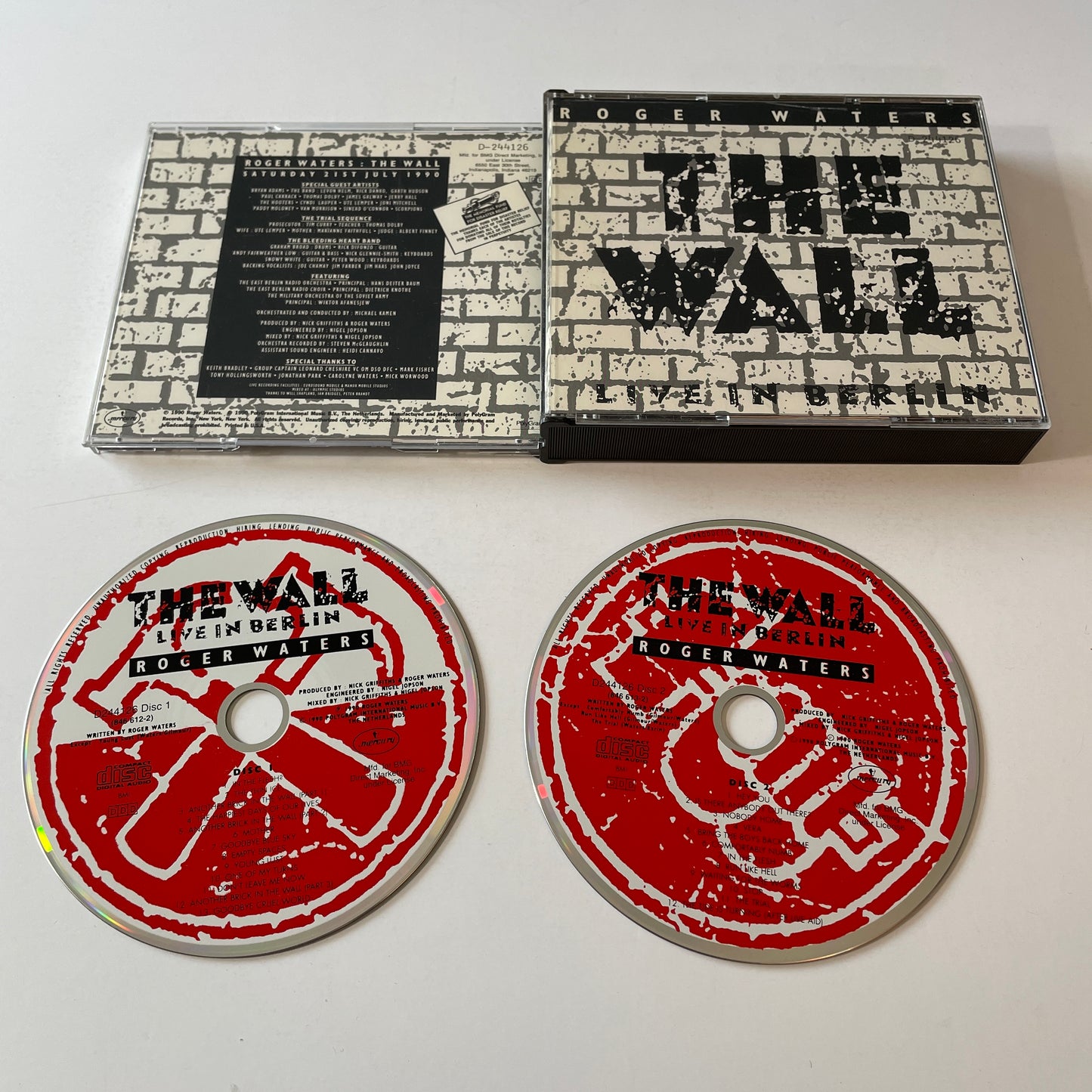 Roger Waters The Wall Used 2CD VG+\VG+
