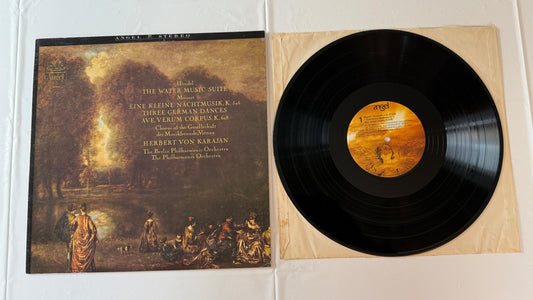Georg Friedrich Handel The Water Music Suite / Eine Kleine Nachtmusik, K. 525; Three German Dances; Ave, Verum Corpus, K. 618 Used Vinyl LP VG+\VG+