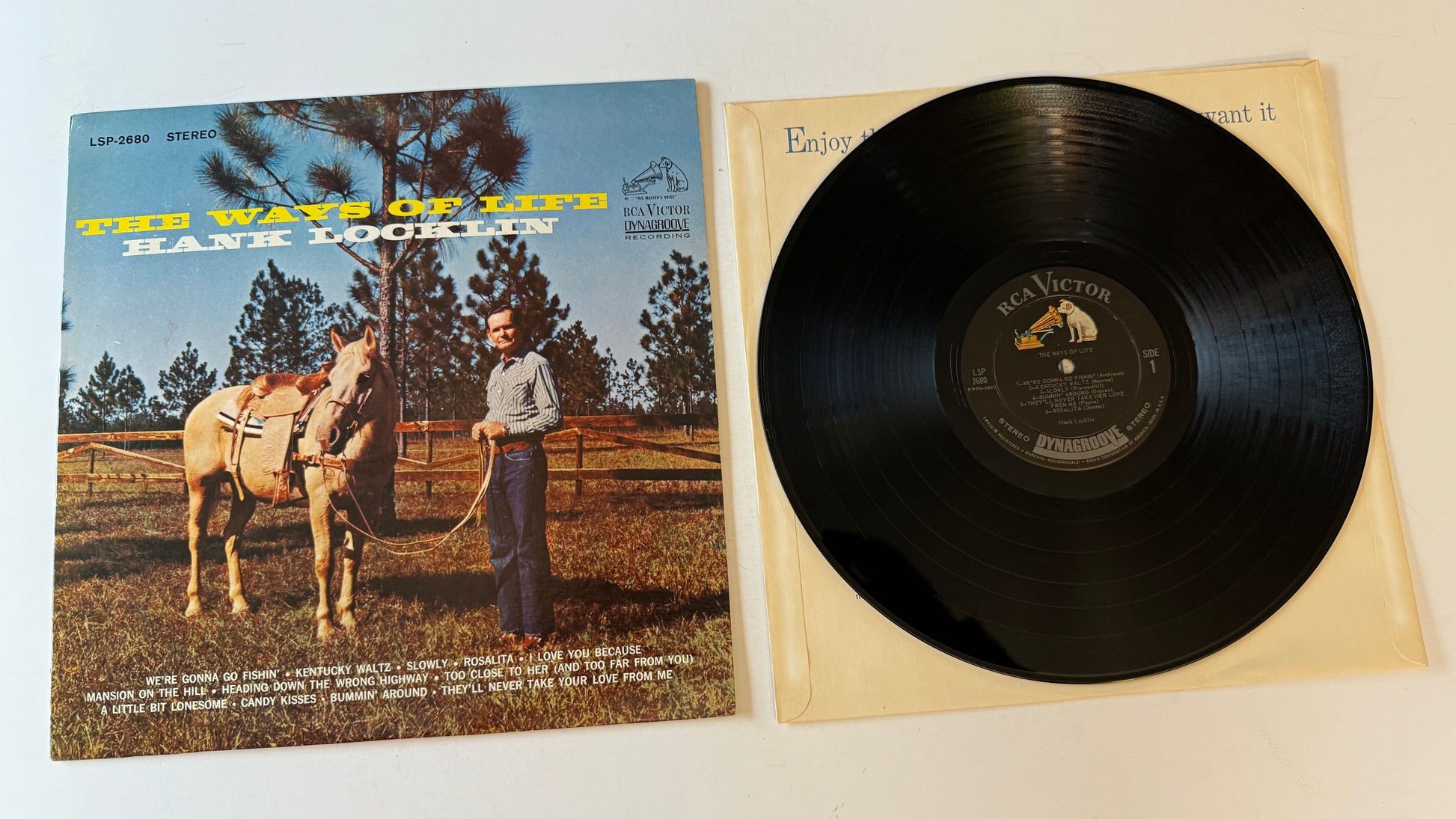Hank Locklin The Ways Of Life Used Vinyl LP VG+\VG+