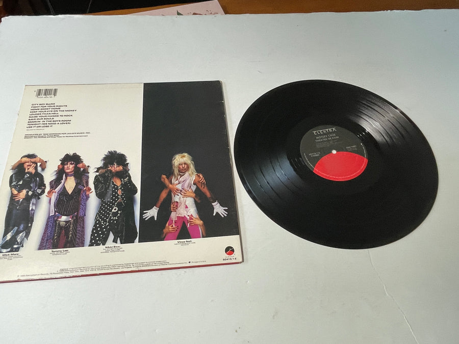 Mötley Crüe Theatre Of Pain Used Vinyl LP VG+\VG+