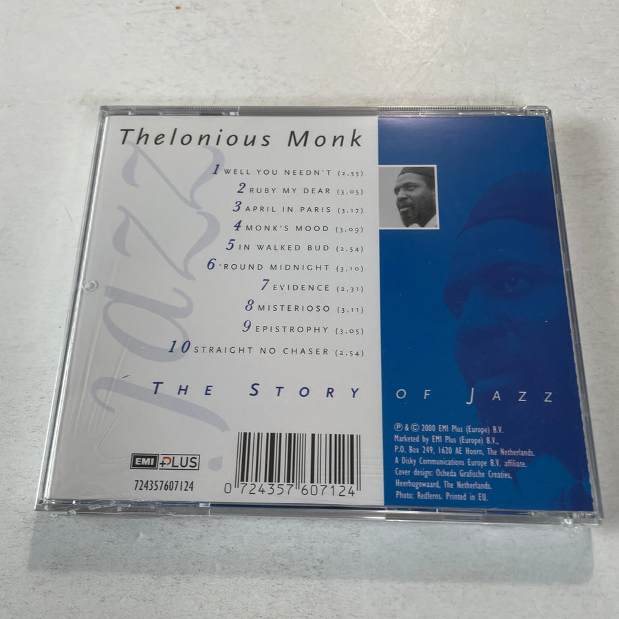 Thelonious Monk The Story Of Jazz New Sealed CD M\M