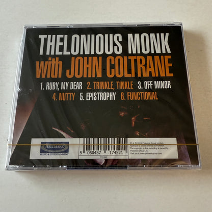 Thelonious Monk Thelonious Monk With John Coltrane New Sealed CD M\M