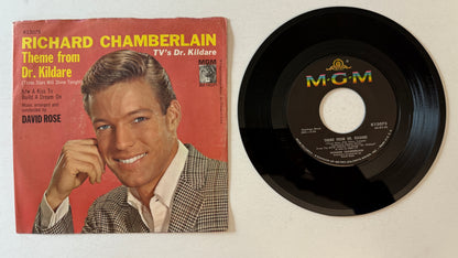 Richard Chamberlain Theme From Dr. Kildare (Three Stars Will Shine Tonight) / A Kiss To Build A Dream On Used 45 RPM 7" Vinyl VG+\