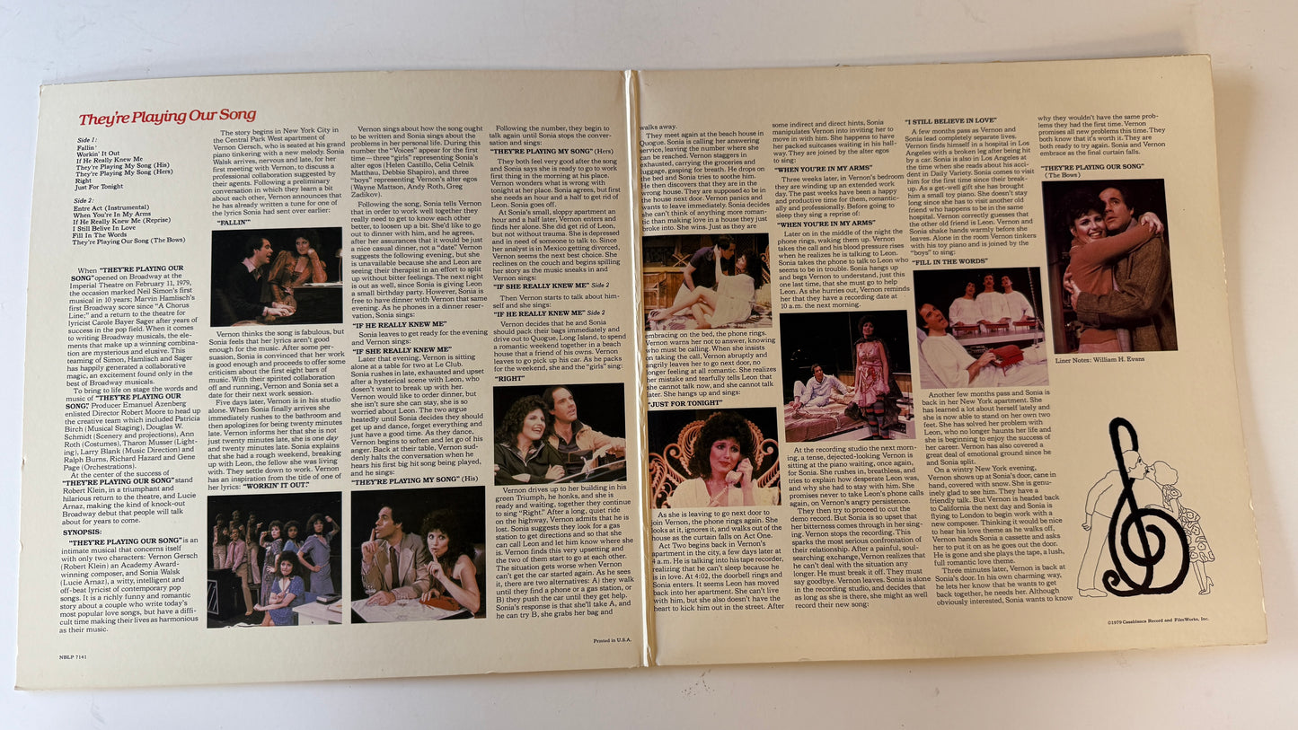 Marvin Hamlisch They'Re Playing Our Song Used Vinyl LP VG+\VG+