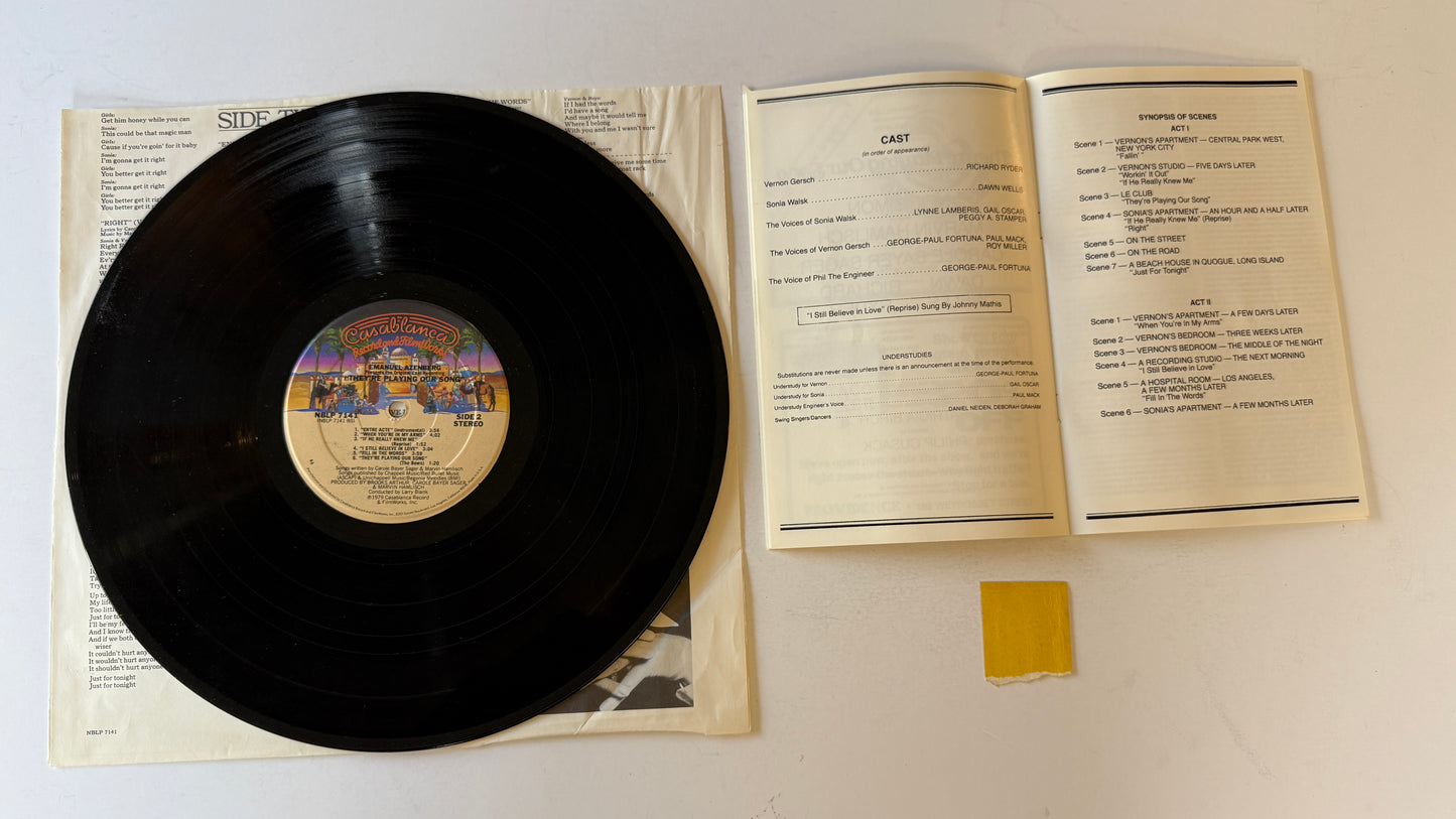 Marvin Hamlisch They'Re Playing Our Song Used Vinyl LP VG+\VG+