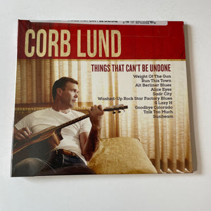 Corb Lund Things That Can't Be Undone New Sealed CD M\M