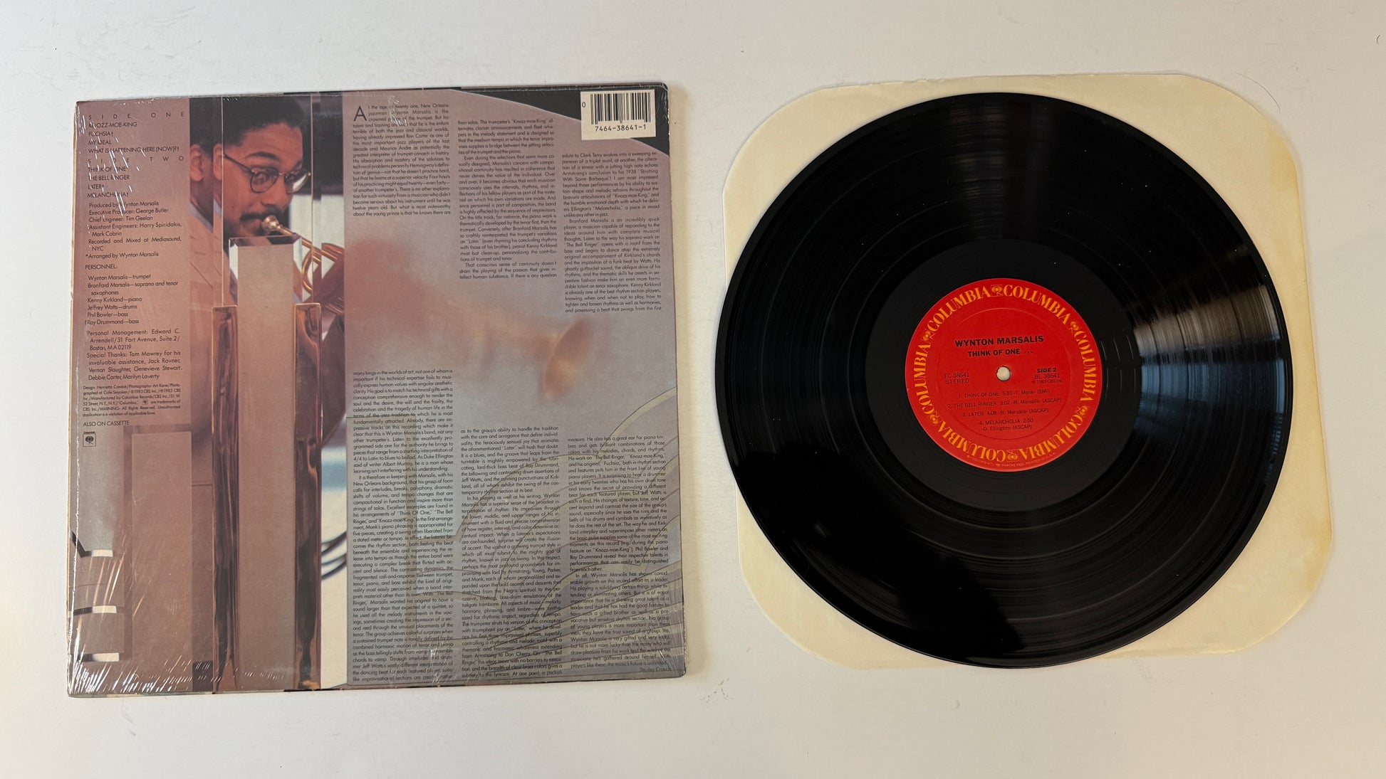 Wynton Marsalis Think Of One Used Vinyl LP VG+\VG+