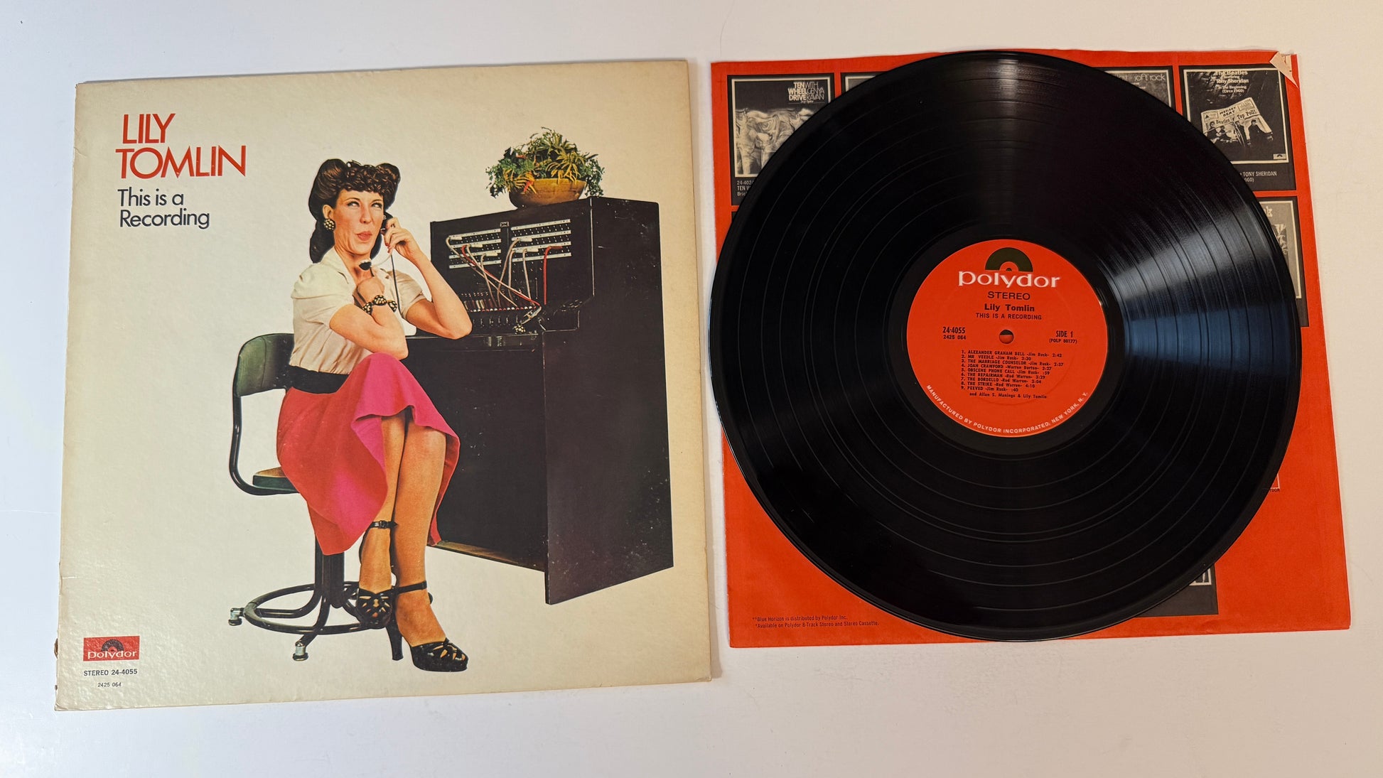 Lily Tomlin This Is A Recording Used Vinyl LP VG\VG