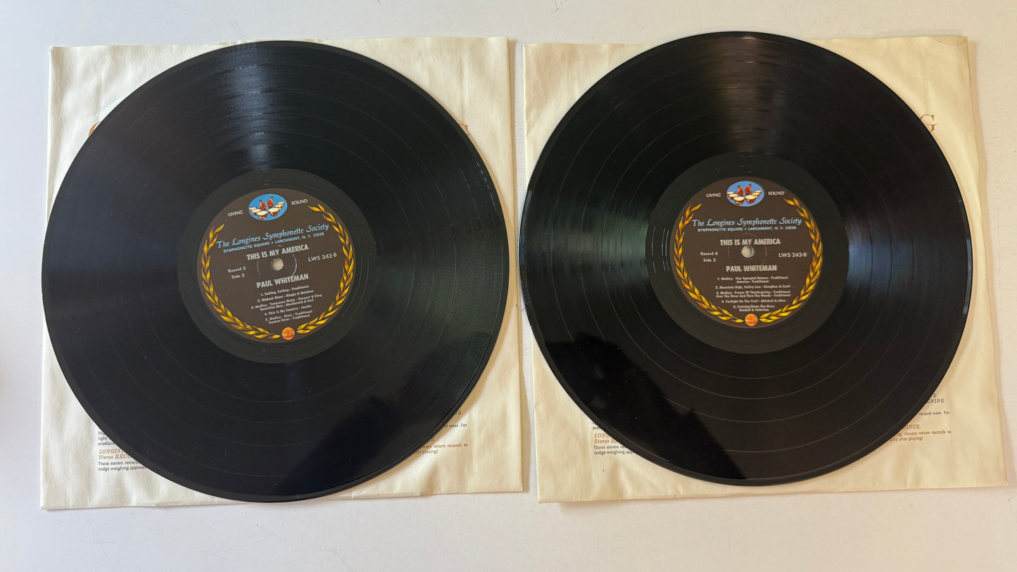 Paul Whiteman This Is My America Used Vinyl Box Set VG+\VG