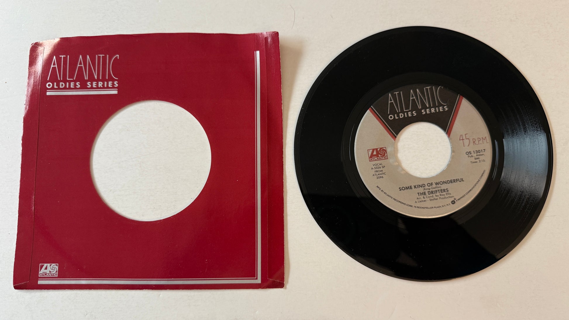 The Drifters This Magic Moment / Some Kind Of Wonderful Used 45 RPM 7" Vinyl VG+\