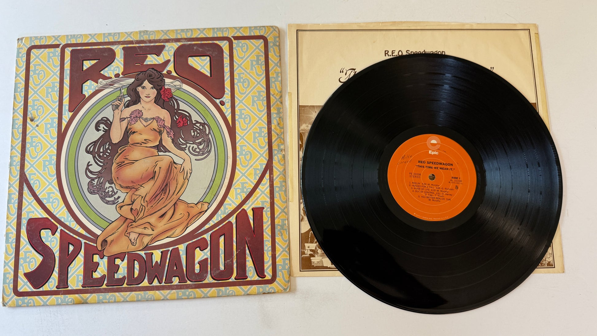 REO Speedwagon This Time We Mean It Used Vinyl LP VG+\G+