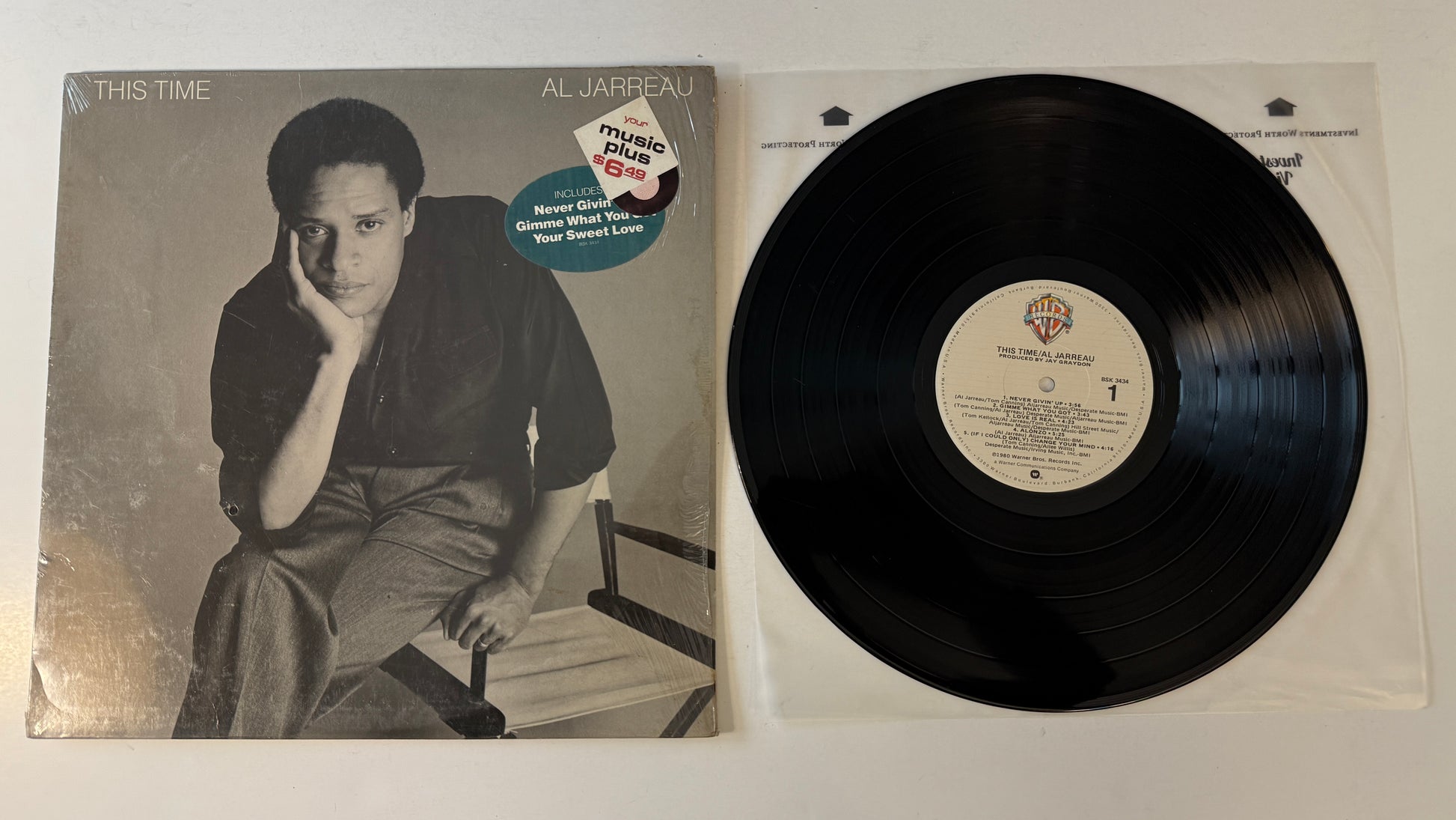 Al Jarreau This Time Used Vinyl LP VG+\VG+
