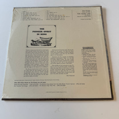 The Browns This Young Land Used Vinyl LP M\VG
