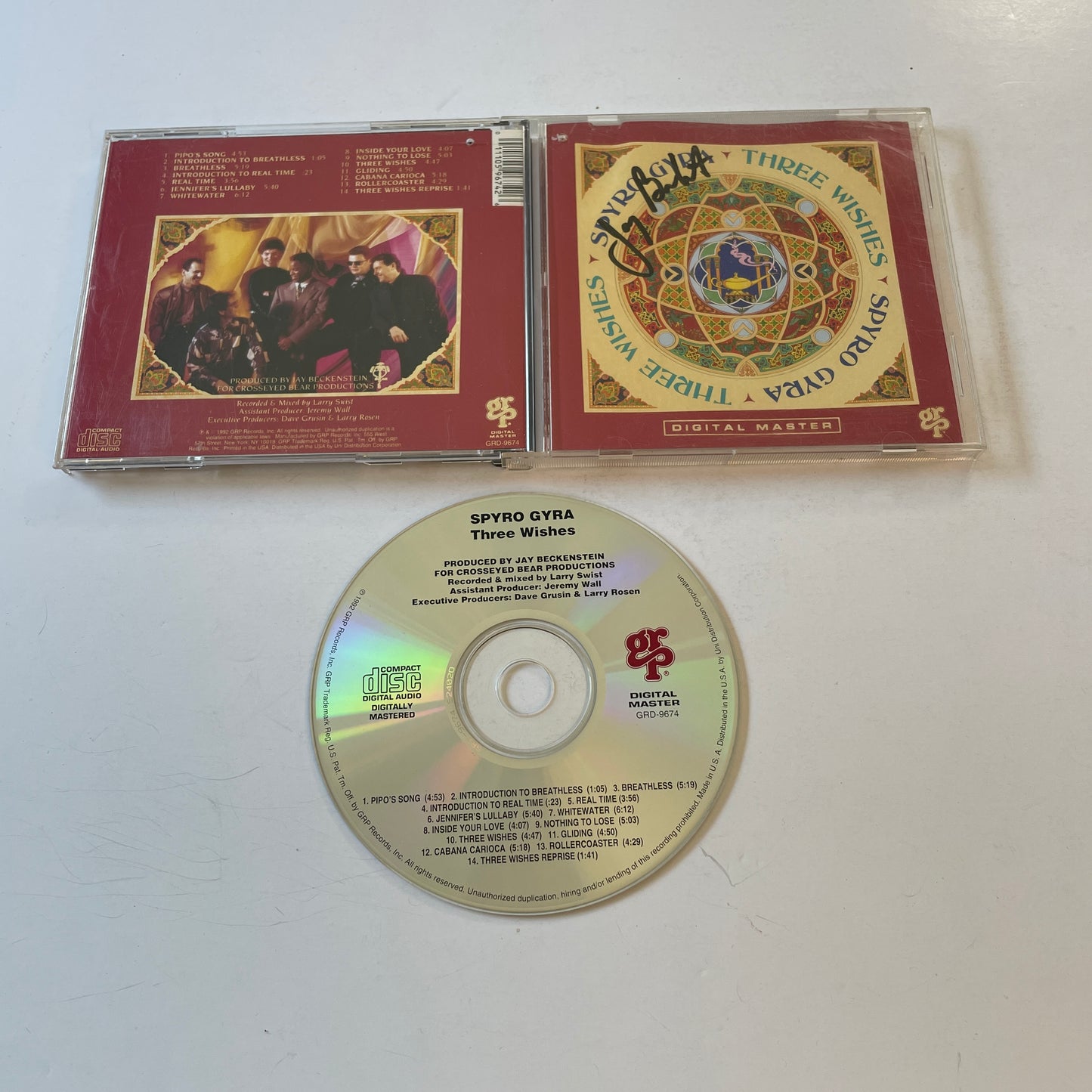 Spyro Gyra Three Wishes Used CD VG+\VG+