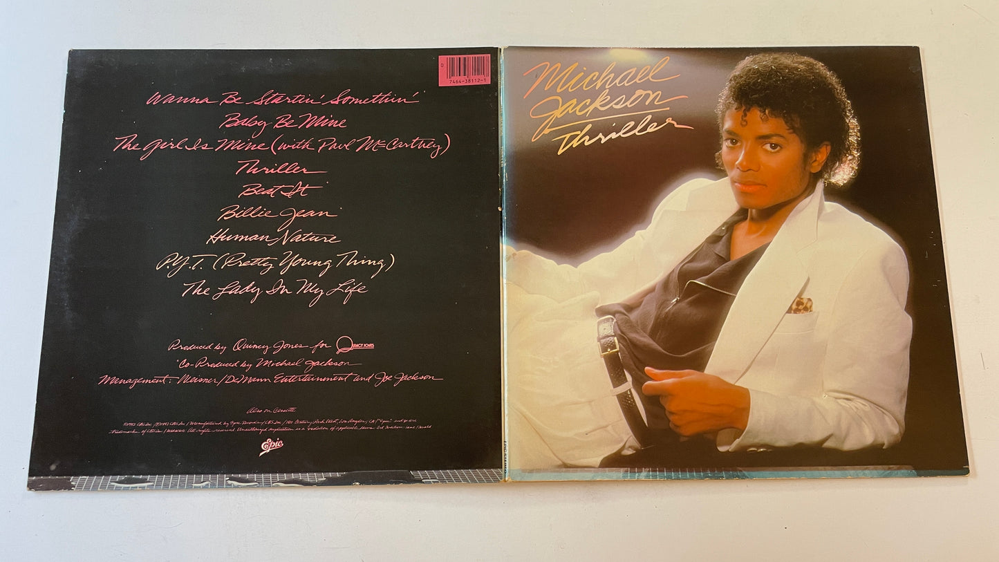 Michael Jackson Thriller Used Vinyl LP VG+\VG