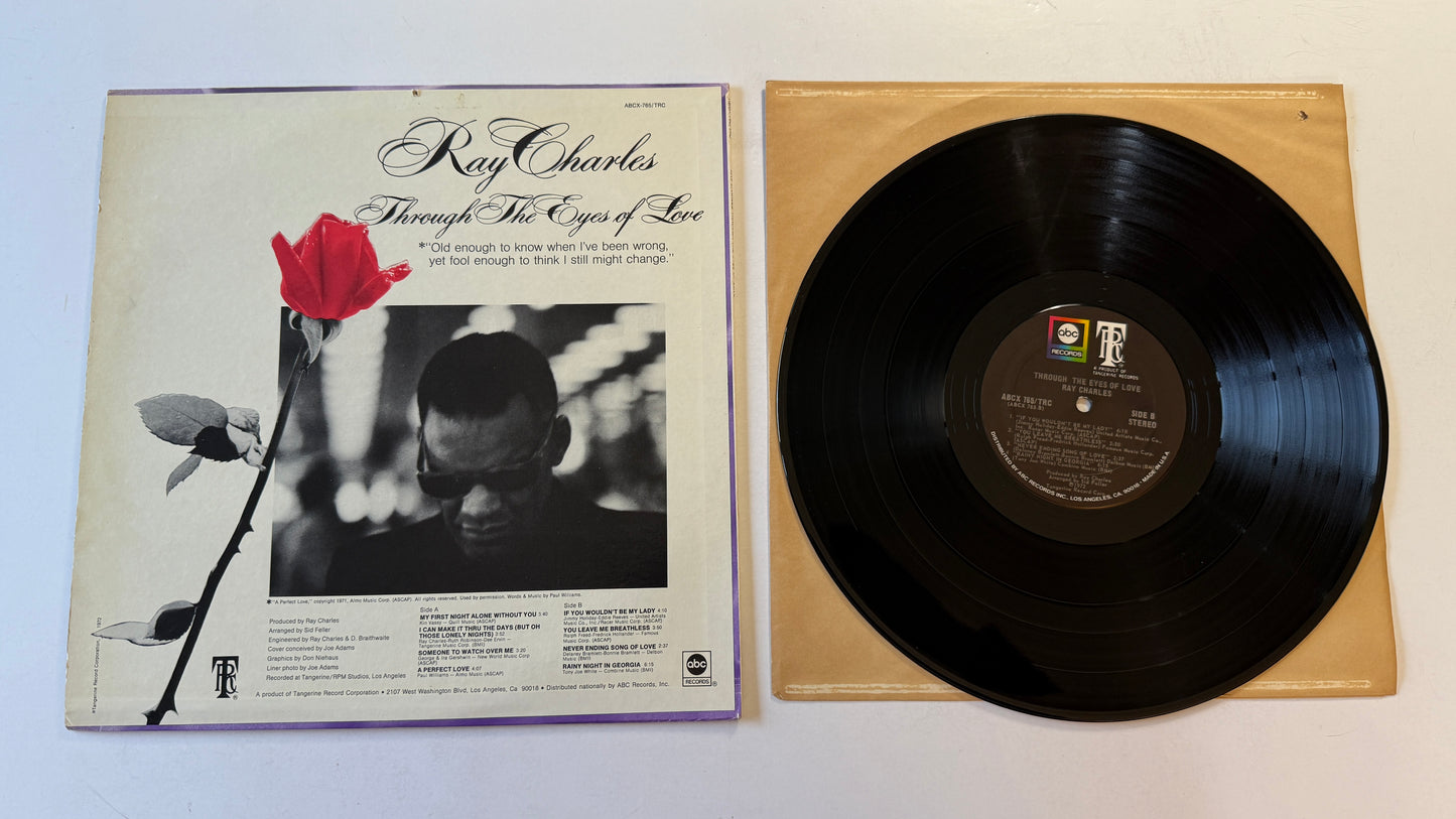 Ray Charles Through The Eyes Of Love Used Vinyl LP VG+\VG