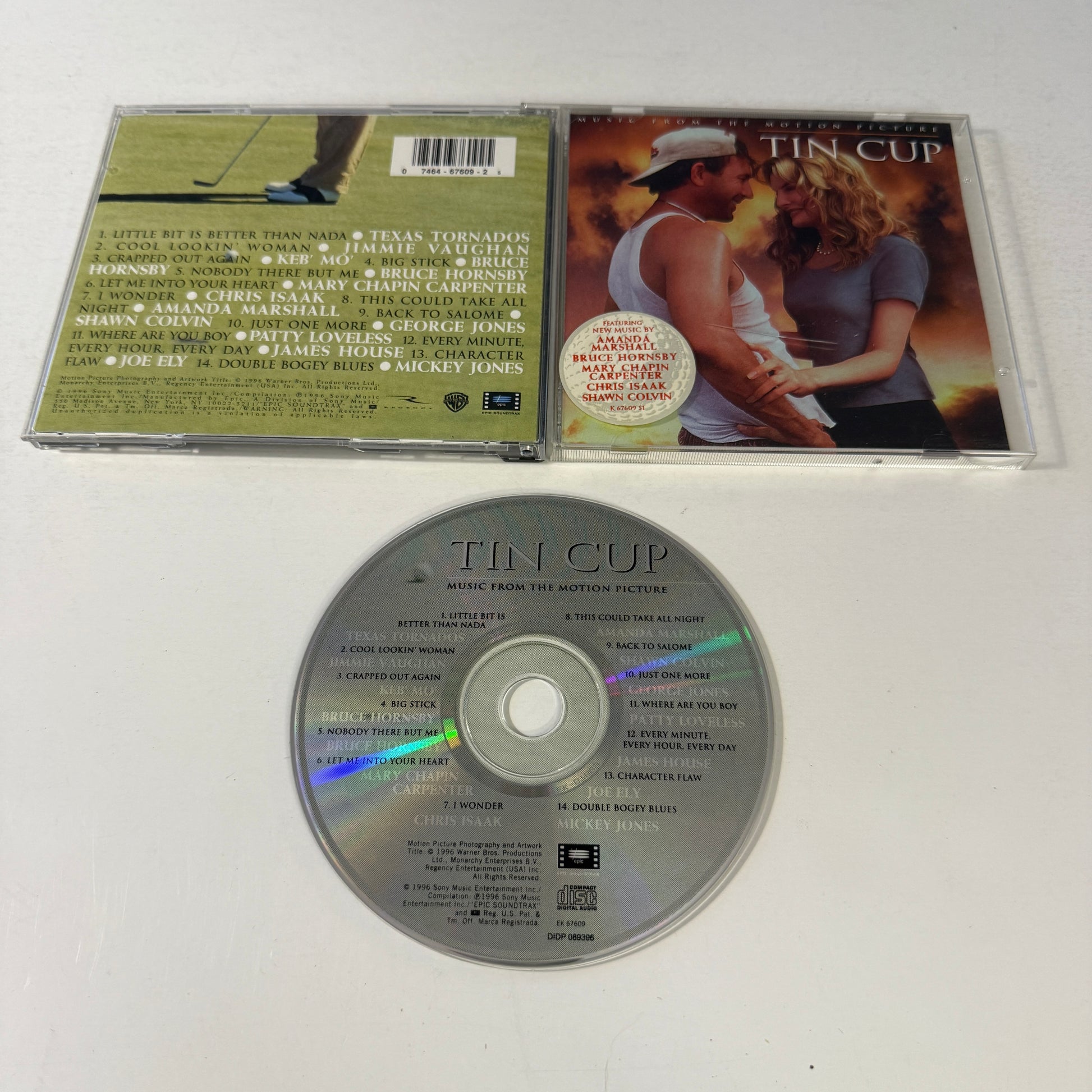Various Tin Cup: Music From The Motion Picture Used CD VG+\VG+