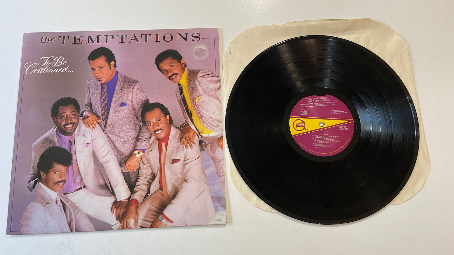 The Temptations To Be Continued... Used Vinyl LP VG+\VG+