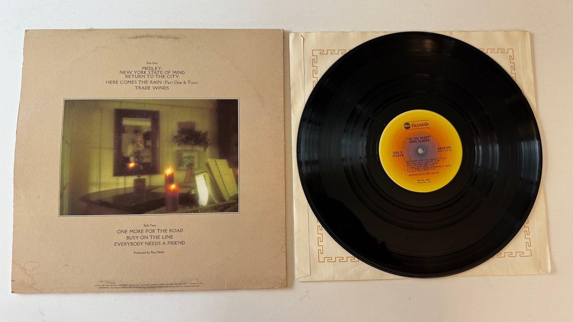 Mark-Almond To The Heart Used Vinyl LP VG+\VG