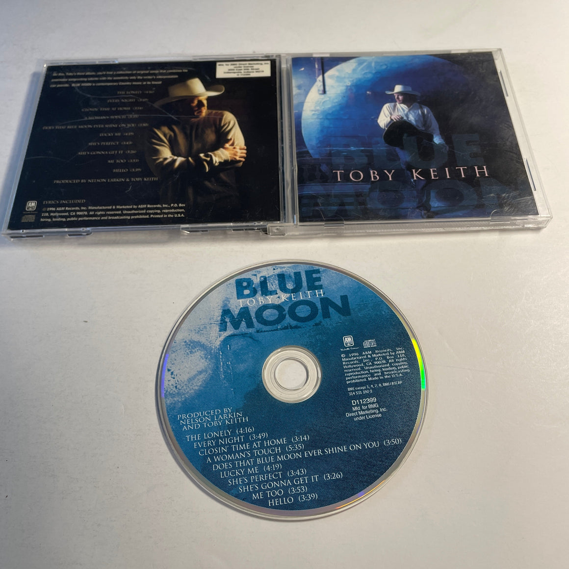 Toby Keith Blue Moon Used CD VG+\VG+