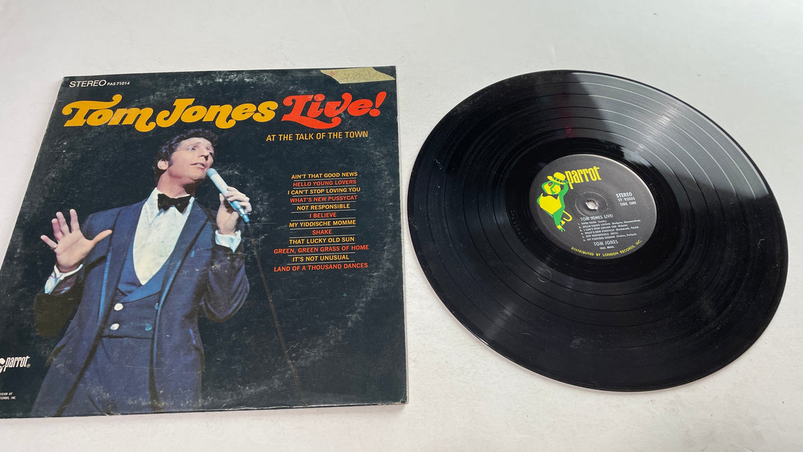 Tom Jones Tom Jones Live! At The Talk Of The Town Used Vinyl LP VG+\G+