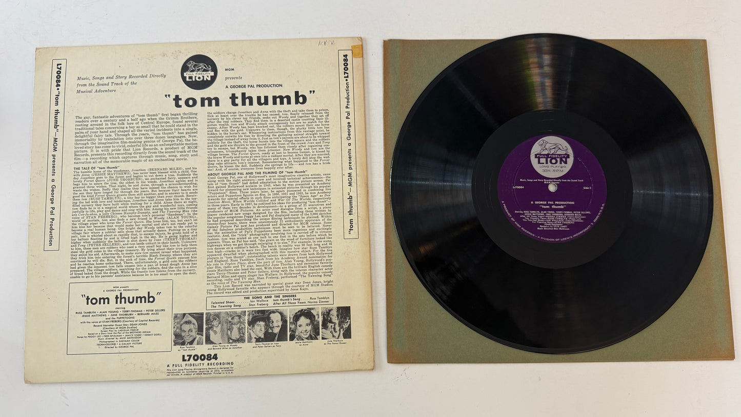 Various Tom Thumb (Music, Songs And Story Recorded Directly From The Sound Track Of The Musical Adventure) Used Vinyl LP VG+\VG+
