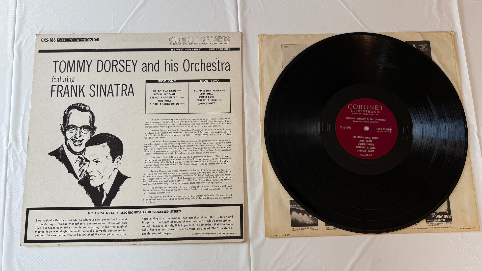 Tommy Dorsey And His Orchestra Tommy Dorsey And His Orchestra Featuring Frank Sinatra Used Vinyl LP VG\VG