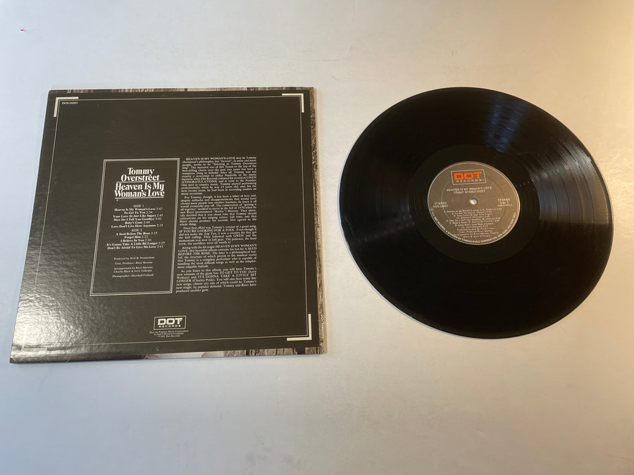 Tommy Overstreet Heaven Is My Woman's Love Used Vinyl LP VG+\VG+