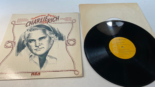 Charlie Rich Tomorrow Night Used Vinyl LP VG+\VG+