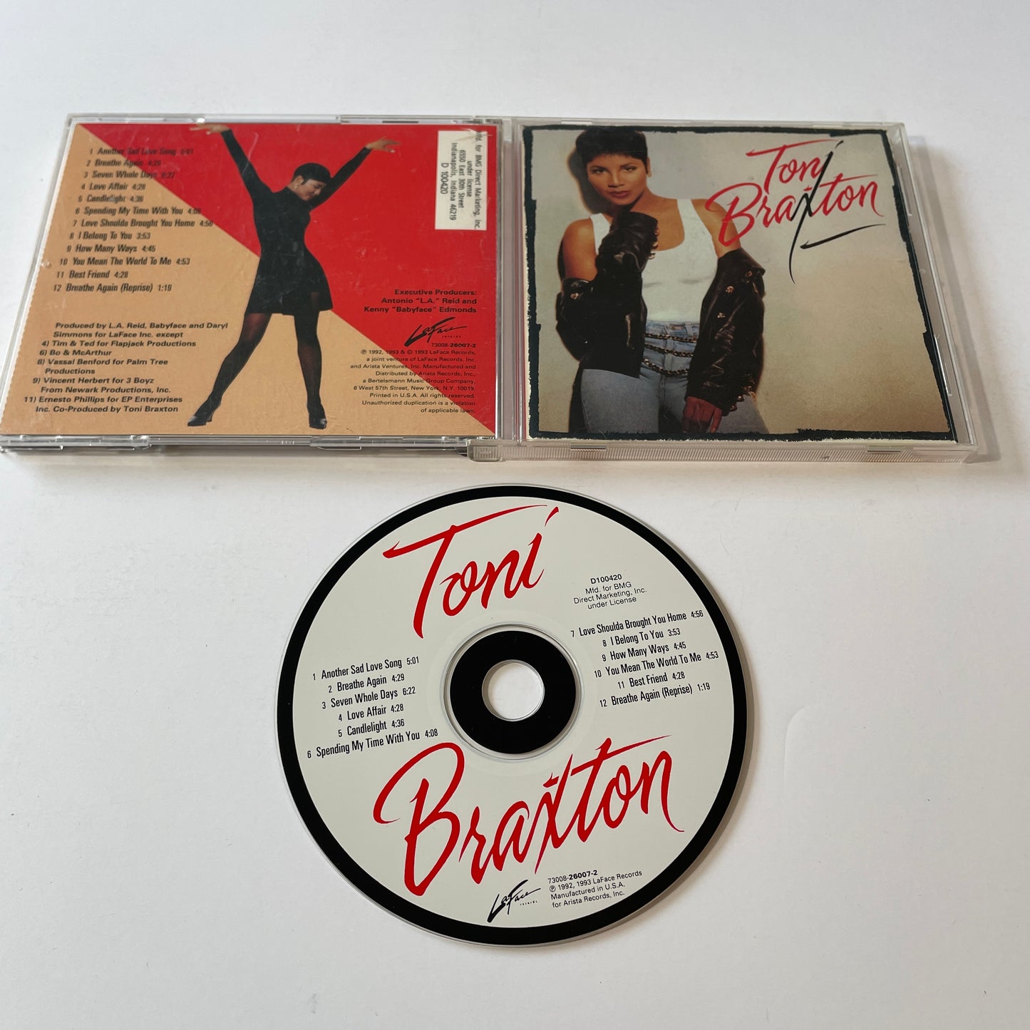 Toni Braxton Toni Braxton Used CD VG+\VG