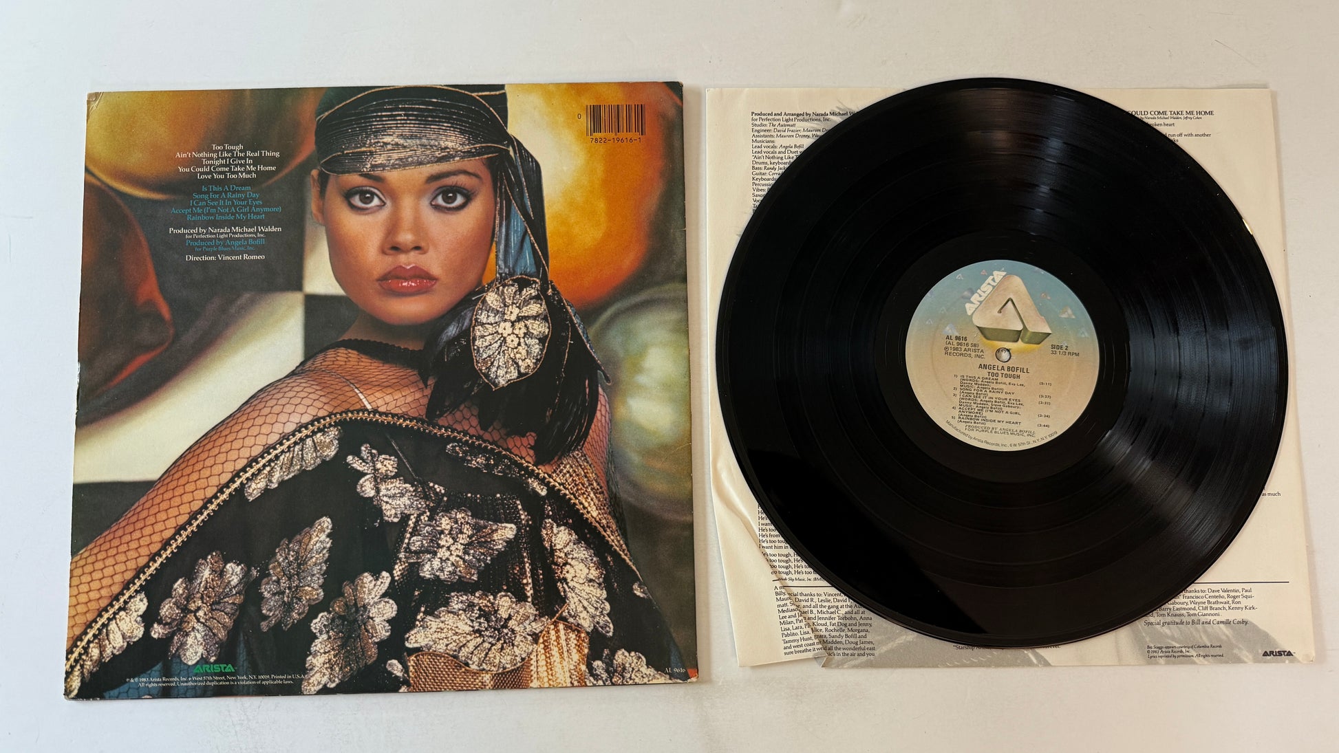 Angela Bofill Too Tough Used Vinyl LP VG+\VG