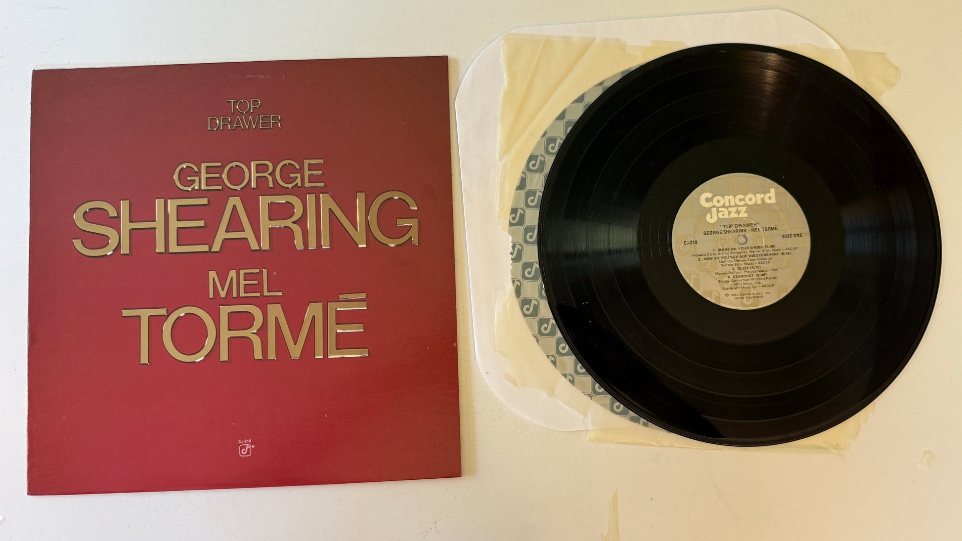 George Shearing Mel Torme Top Drawer Used Vinyl LP VG+\VG