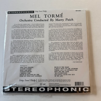 Mel Torme Torme New Vinyl LP M\M