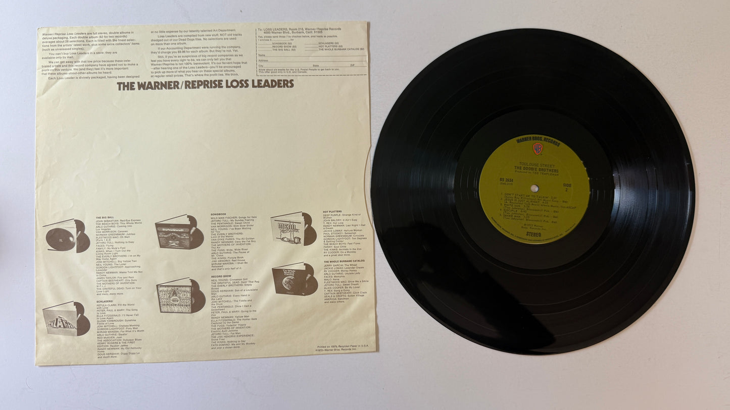 The Doobie Brothers Toulouse Street Used Vinyl LP VG+\VG+