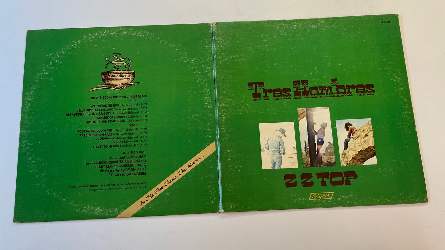 ZZ Top Tres Hombres Used Vinyl LP VG+\VG