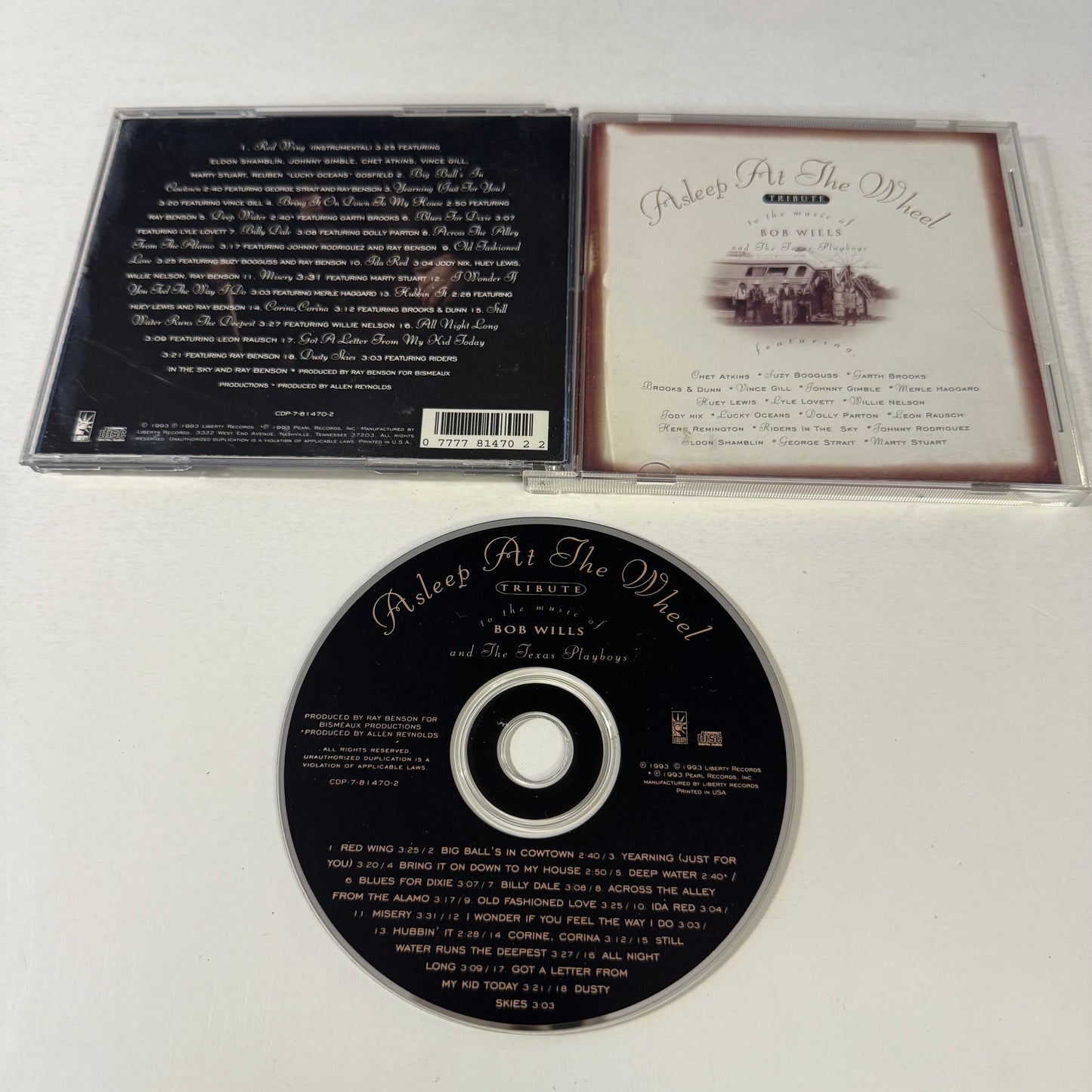 Asleep At The Wheel Tribute To The Music Of Bob Wills And The Texas Playboys Used CD VG+\VG+