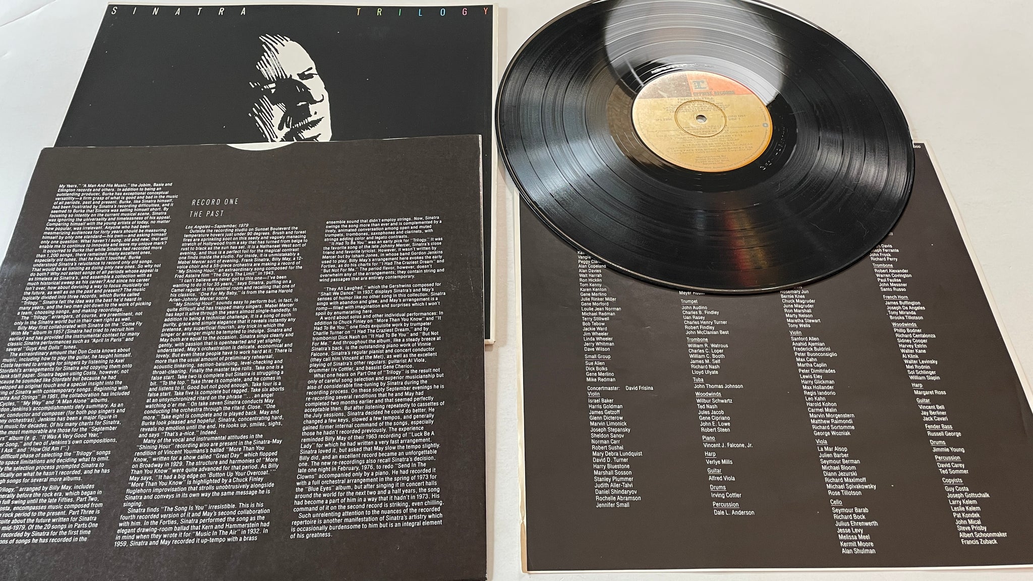 Frank Sinatra Trilogy: Past, Present & Future Used Vinyl LP VG+\G+ ...