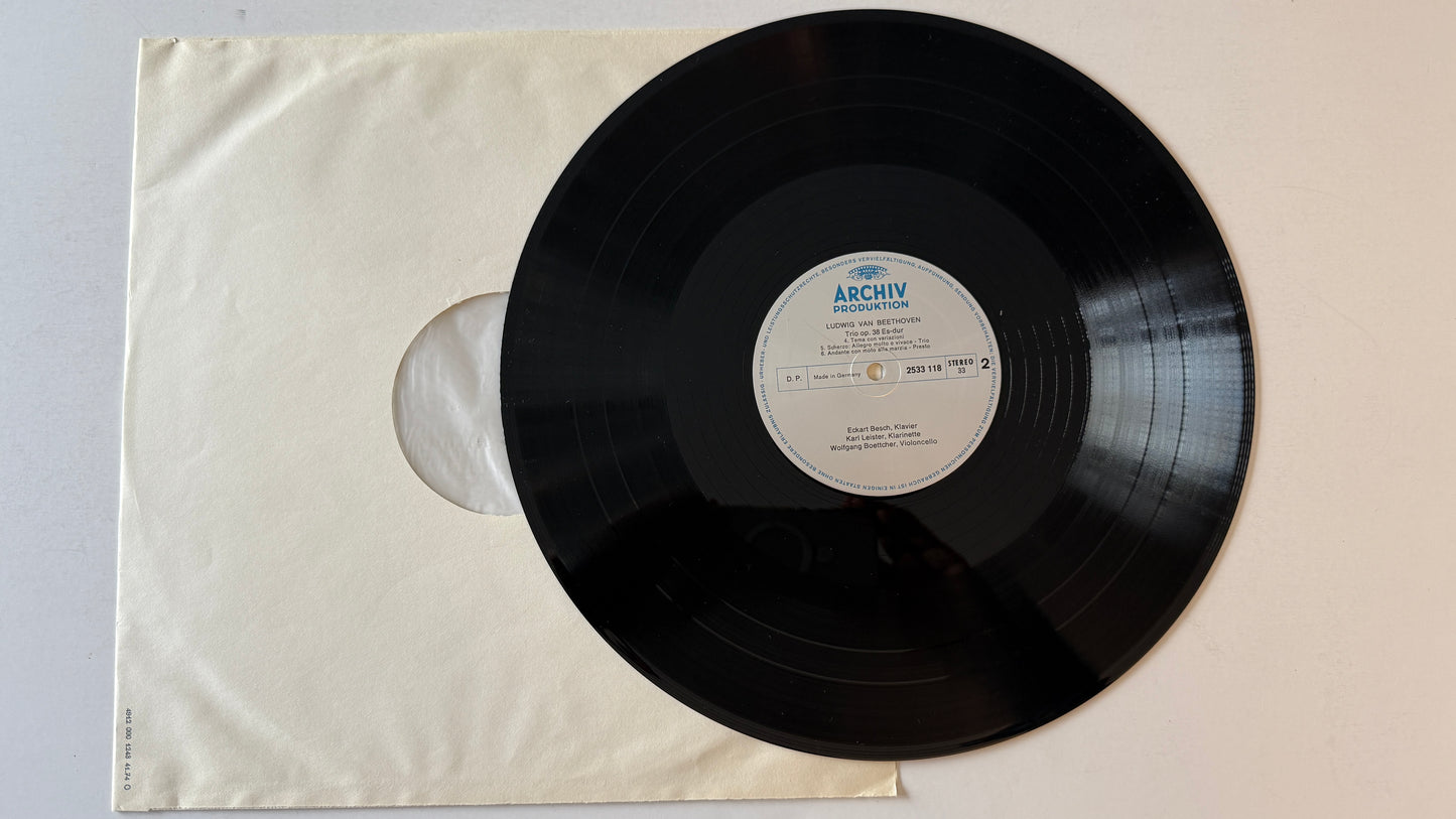 Ludwig van Beethoven Trio Op. 38 Nach Dem Septett Op. 20 Used Vinyl LP VG+\VG+