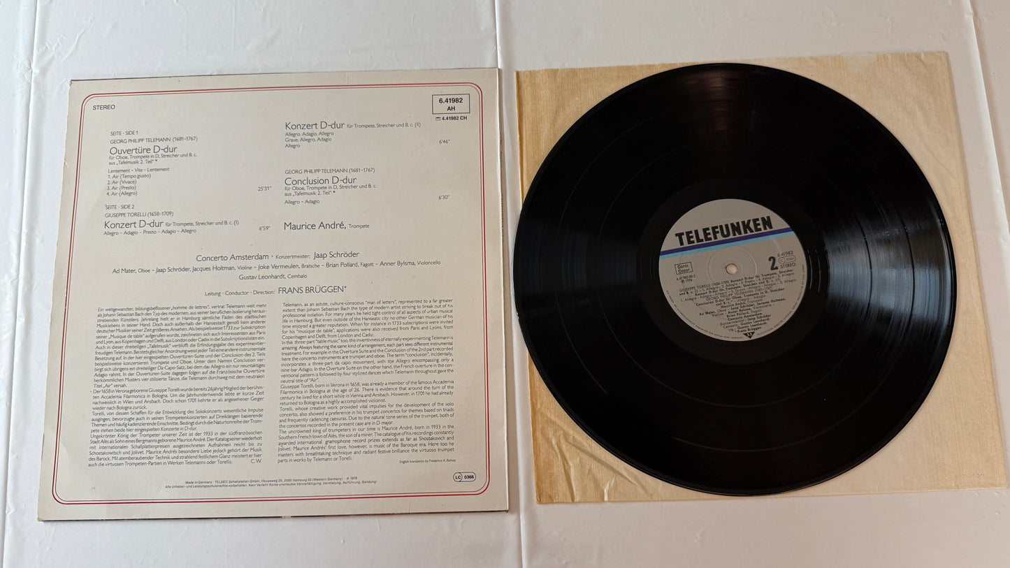 Georg Philipp Telemann Trompeten Used Vinyl LP VG+\VG+