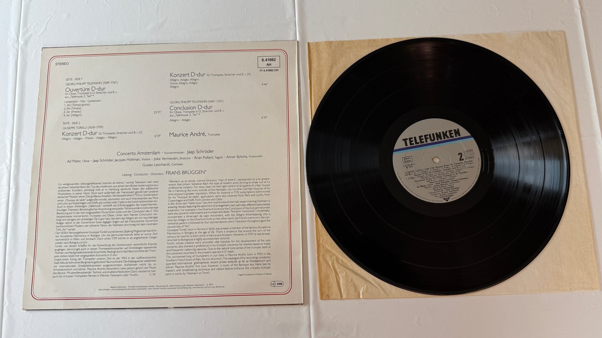 Georg Philipp Telemann Trompeten Used Vinyl LP VG+\VG+