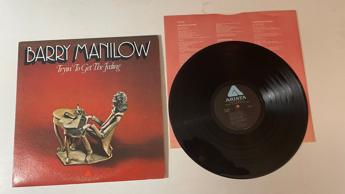 Barry Manilow Tryin' To Get The Feeling Used Vinyl LP VG+\VG