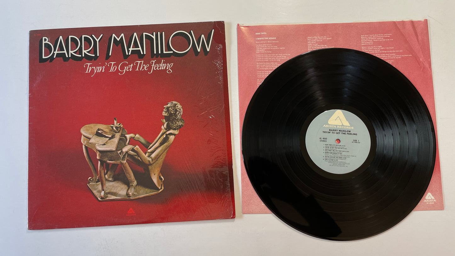 Barry Manilow Tryin' To Get The Feeling Used Vinyl LP VG+\VG+