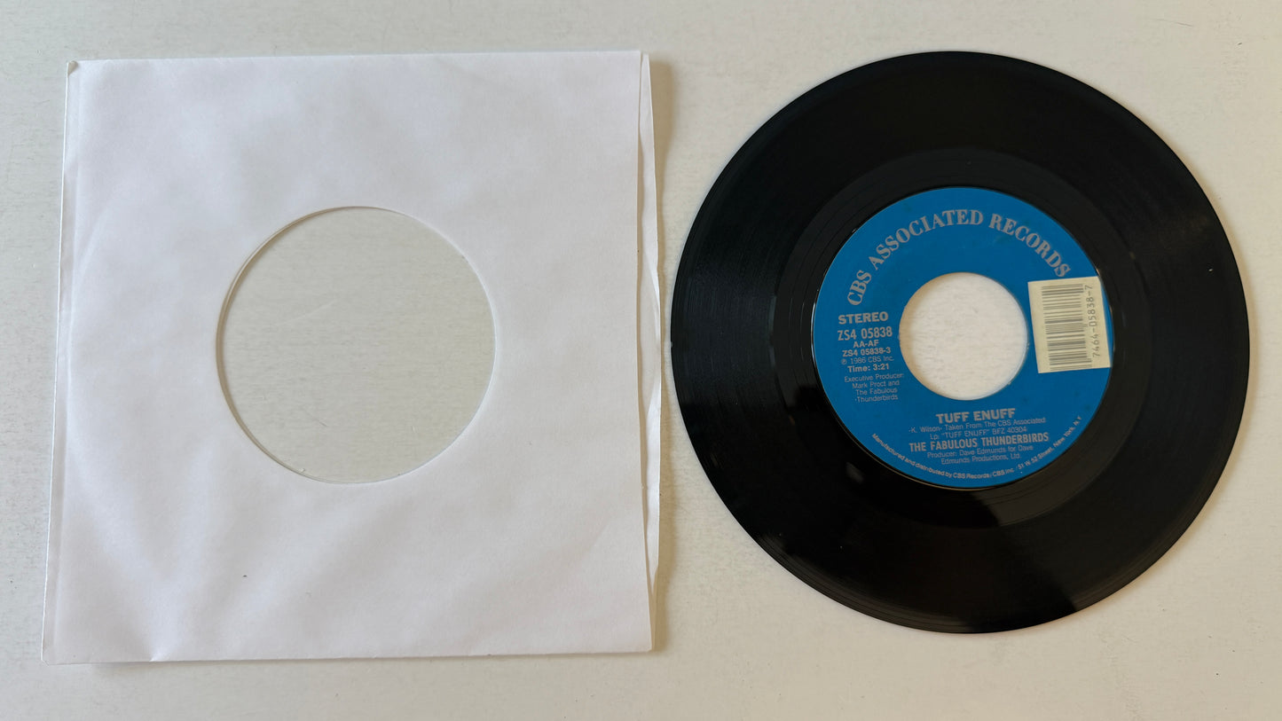 The Fabulous Thunderbirds Tuff Enuff Used 45 RPM 7" Vinyl VG+\