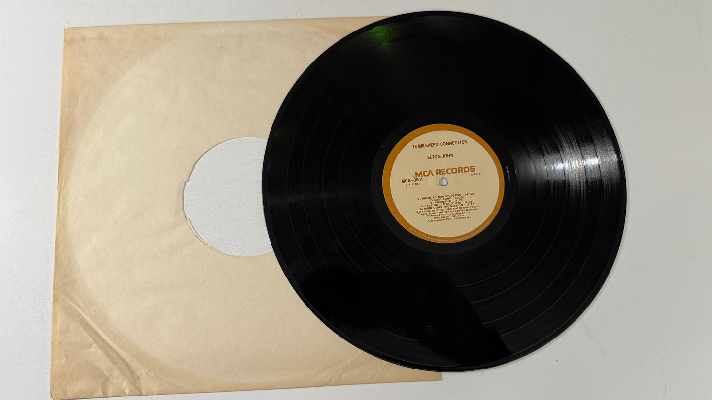 Elton John Tumbleweed Connection Used Vinyl LP VG+\VG