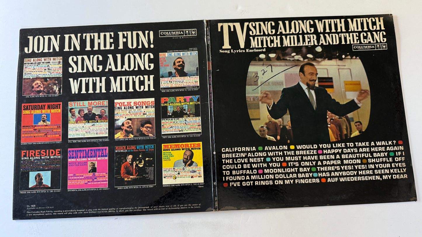 Mitch Miller And The Gang TV Sing Along With Mitch Used Vinyl LP VG+\VG+