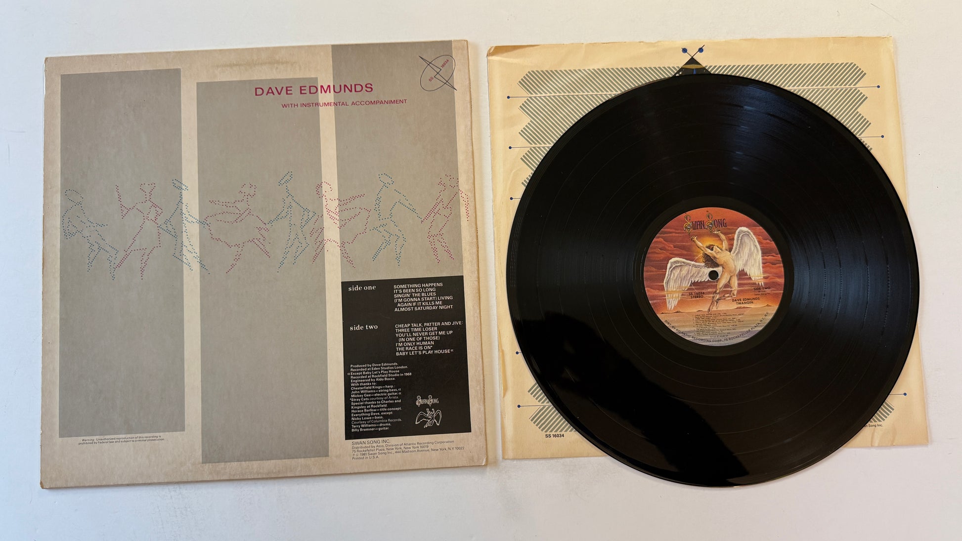 Dave Edmunds Twangin... Used Vinyl LP VG+\VG+