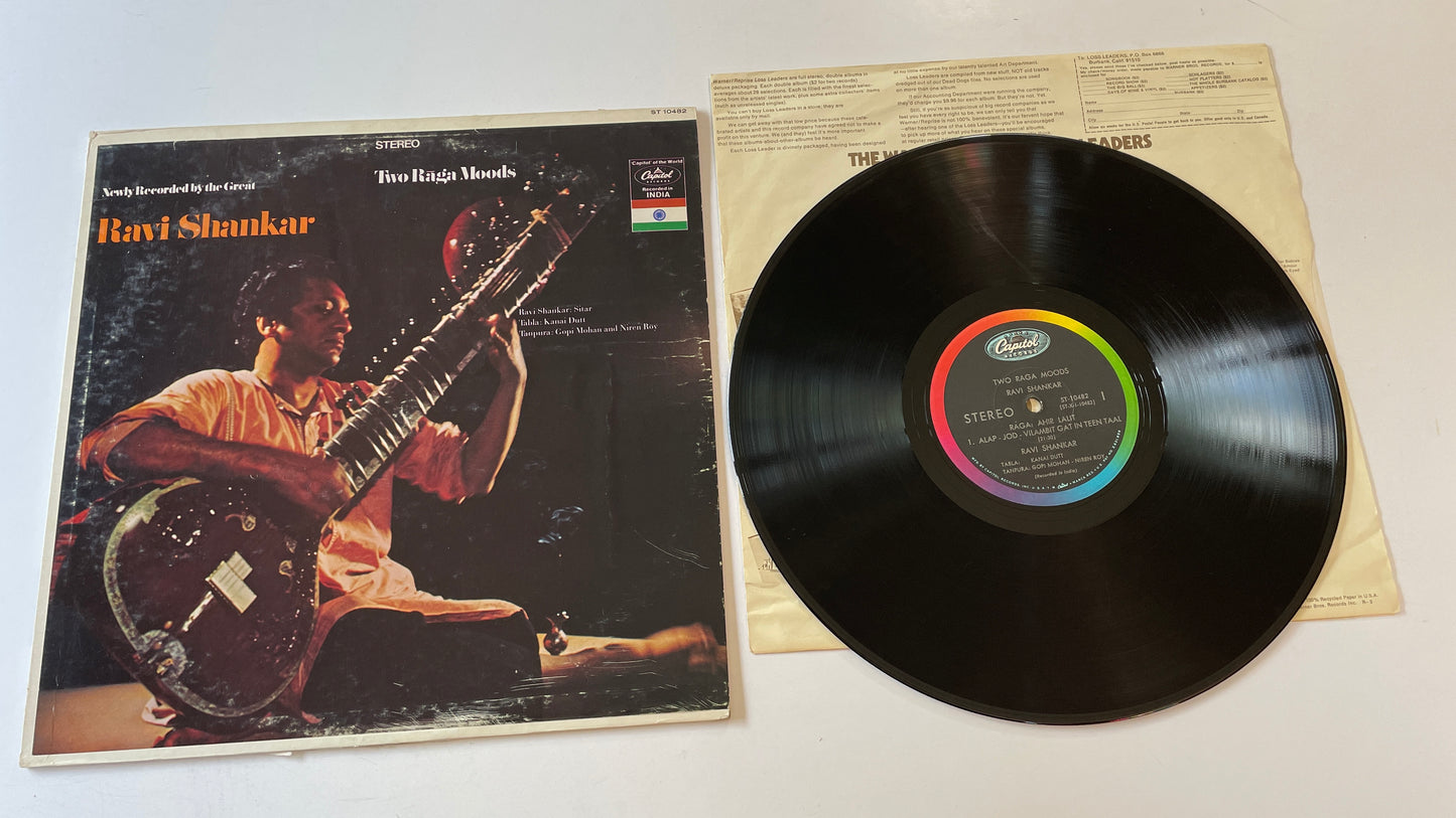 Ravi Shankar Two RƒÅga Moods Used Vinyl LP VG+\VG