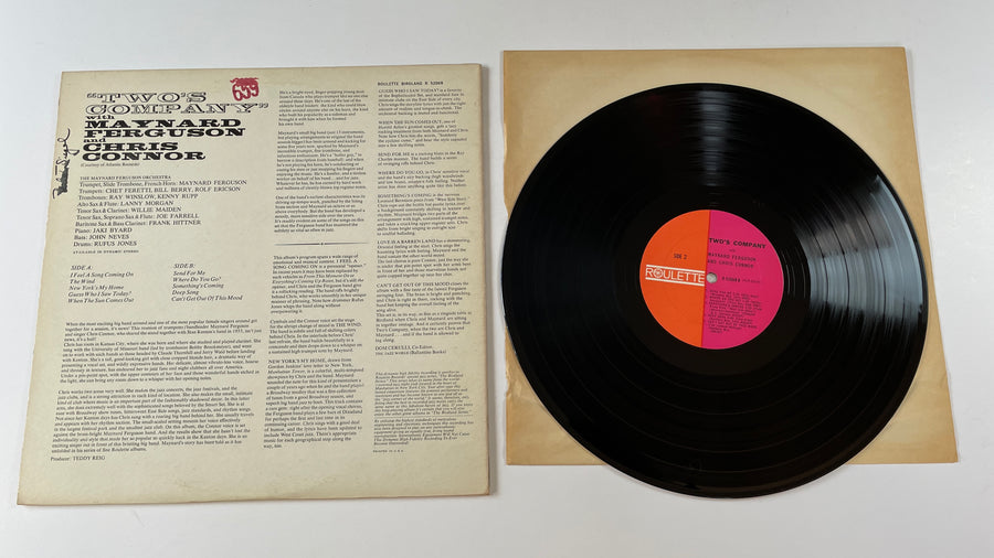 Maynard Ferguson And Chris Connor Two's Company Used Vinyl LP VG+\VG