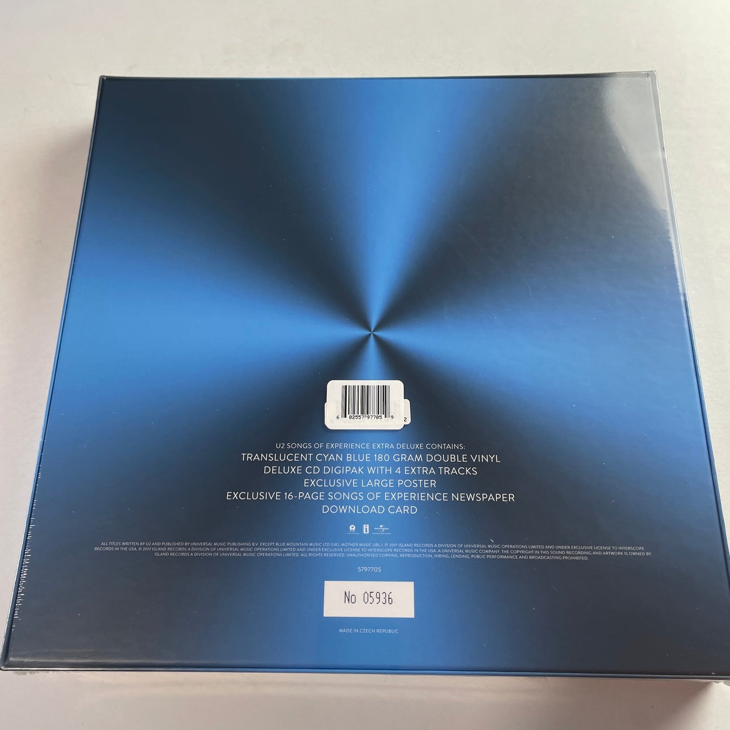 U2 Songs Of Experience New Vinyl Box Set M\M