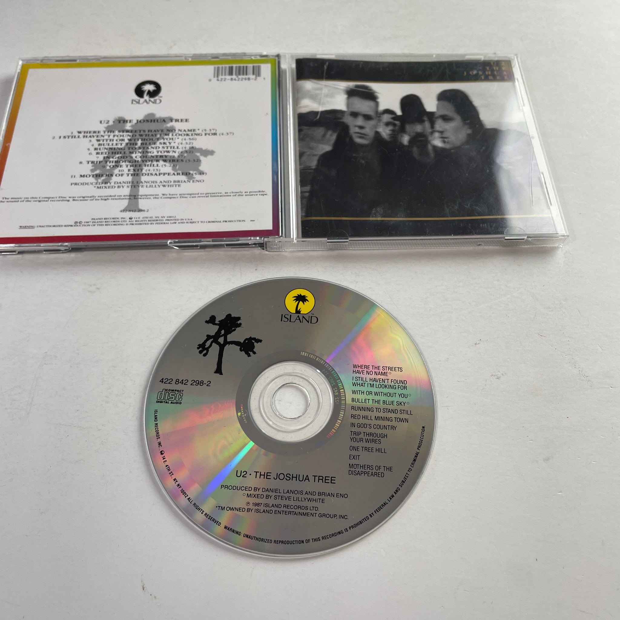 U2 The Joshua Tree Used CD VG+\VG+ - Slow Turnin Vinyl